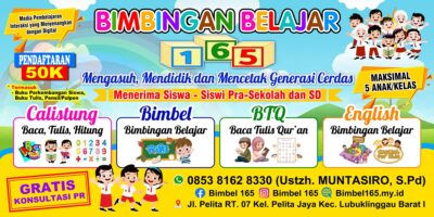 Brosur Bimbel Calistung Lubuklinggau